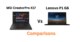 MSI CreatorPro X17 vs Lenovo P1 G6